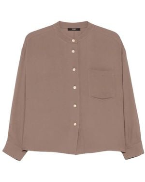 Seventy Chest-Pocket Button-Up Shirt - Brown