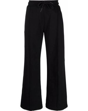 Moose Knuckles Side Stripe-Detail Track Pants - Black