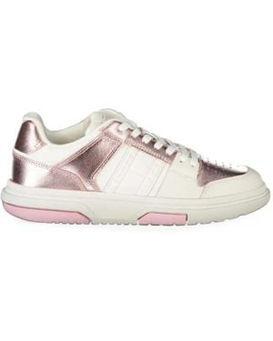 Tommy Hilfiger Brooklyn Metallic Low-Top Sneakers - White