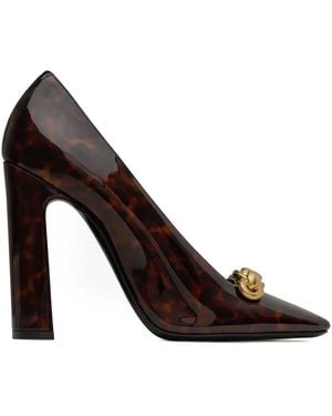 Saint Laurent Swing Pumps 110Mm - Braun