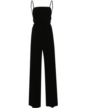 Max Mara 'elvy' Jumpsuit In Zwarte Triacetate Blend