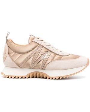 Moncler Pacey Padded Trainers - Brown