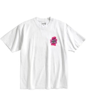 ANTI SOCIAL SOCIAL CLUB Thermal Flame T-Shirt - White