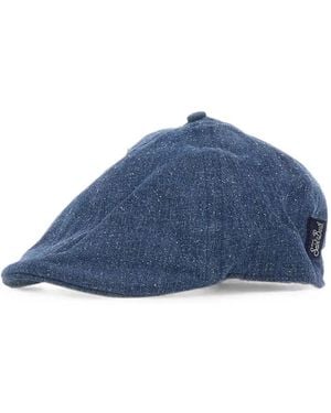 MC2 Saint Barth Arthur Denim-Effect Cap - Blue