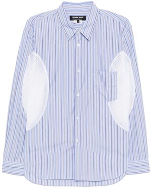Comme des Garçons Panelled Shirt - Blue
