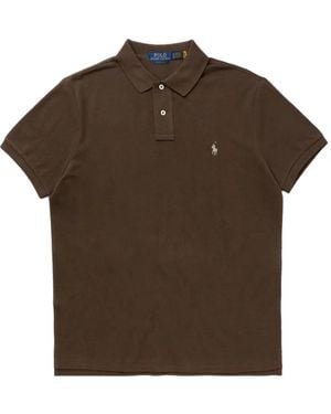 Polo Ralph Lauren Polo À Détail De Logo - Brown