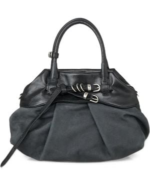 Marge Sherwood Buckle-Detail Panelled Shoulder Bag - Black