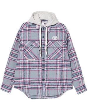 Aape By A Bathing Ape Jack Met Geborduurd Logo - Paars
