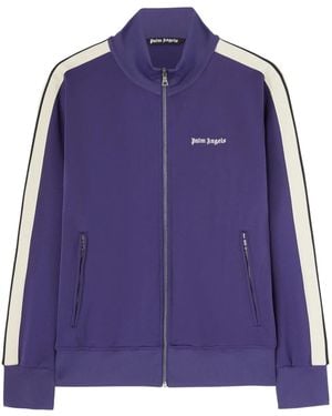 Palm Angels Logo-Print Track Jacket - Purple