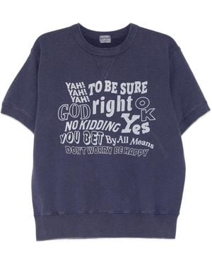 Whitesville Graphic-Printed Crew-Neck T-Shirt - Blue
