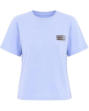 Marella Camiseta Con Estampado Gráfico - Azul