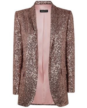 DR. HOPE Sequin-Embellished Blazer - Brown