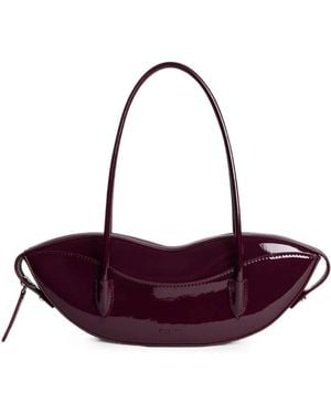 Fiorucci Lips Shoulder Bag - Purple
