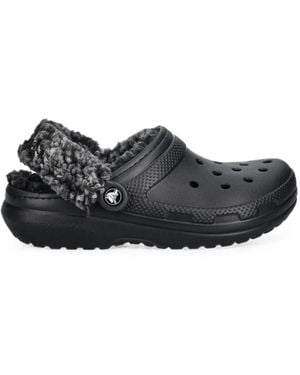 Crocs™ Classic Fleece-Lined Mules - Black