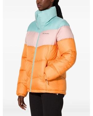 Columbia Three-Tone Puffer Jacket - Orange