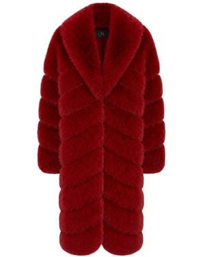 OW Collection Cappotto Copenhagen Oversize - Rosso
