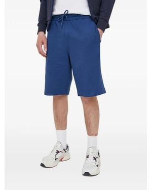 Trussardi Drawstring Track Shorts - Blue