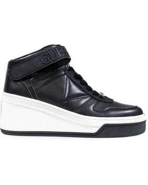 Guess Touch-Strap Trainers - White