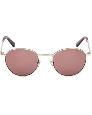 Guess Sonnenbrille Mit Rundem Gestell - Pink