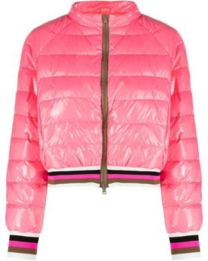 Herno Padded Bomber Jacket - Pink