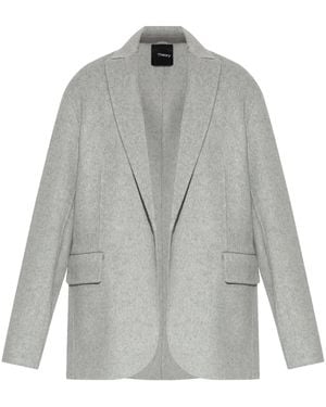Theory Relaxed Jkt Df.New D - Grey