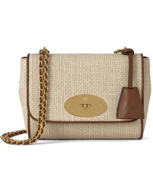 Mulberry Lily Raffia Shoulder Bag - Natural