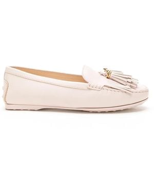 Tod's Mocassini Con Nappa - Rosa