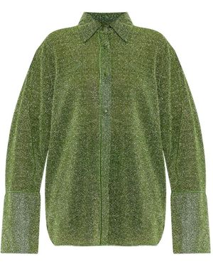Oséree Lumiere Sleeves Shirt - Green
