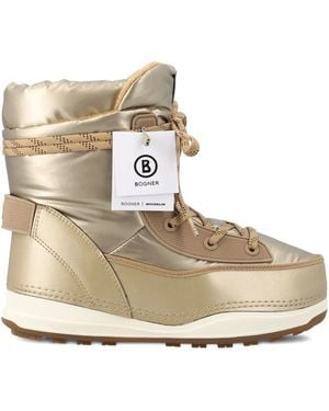 Bogner Bottes Lacées À Patch Logo - Neutre