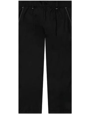 AWAKE NY Contrast-Stitching Pants - Black