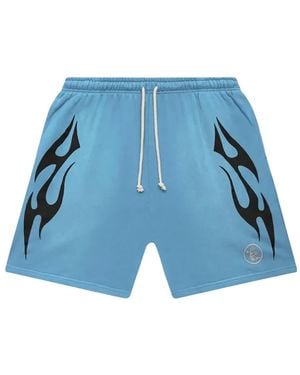 HELLSTAR Flame Shorts - Blue