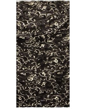 Roberto Cavalli Silk Scarf - Black