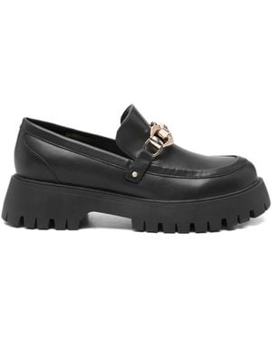 Just Cavalli Loafer mit Kettendetail - Schwarz