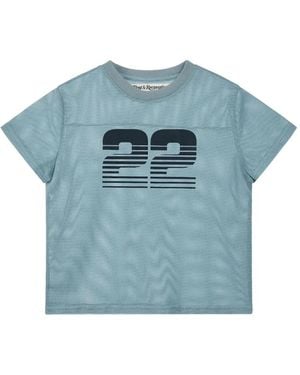 Rest&Recreation 22 メッシュ Tシャツ - ブルー