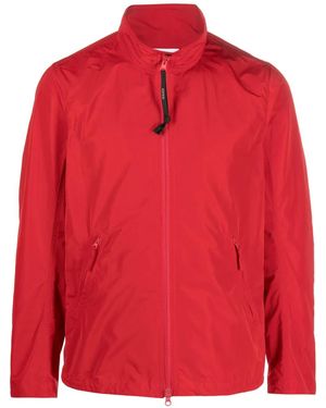Aspesi High-Neck Zip-Up Jacket - Red