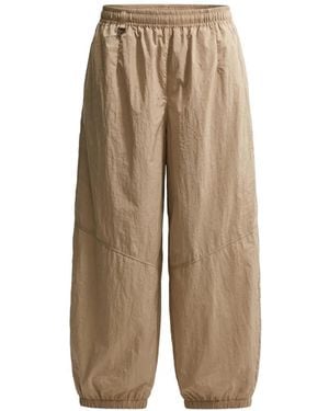 Nike Mesh-Panel Track Trousers - Natural