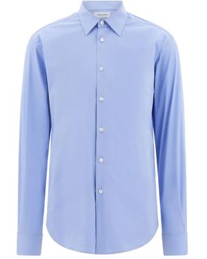 Ferragamo Button-Down Shirt - Blue