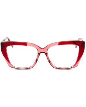 Ferragamo Eyewear Cat-Eye Frame Glasses - Red