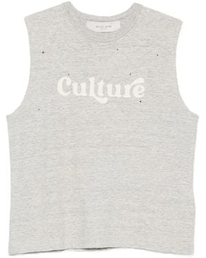 Golden Goose Roberta Distressed Slogan-Print T-Shirt - White