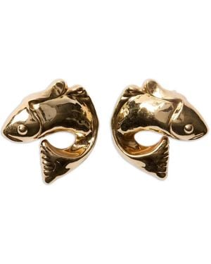 Jacquemus Pendientes Les Boucles Poisson - Metálico