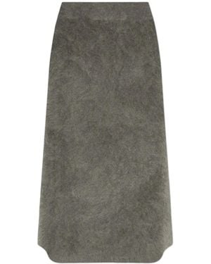 Lisa Yang Asta Midi Skirt - Gray