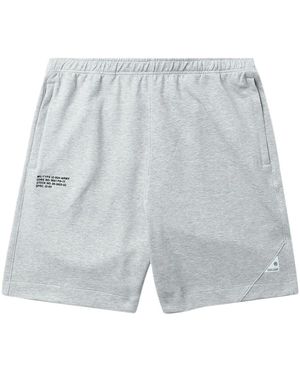 Izzue Joggingshorts Mit Logo-Applikation - Grau