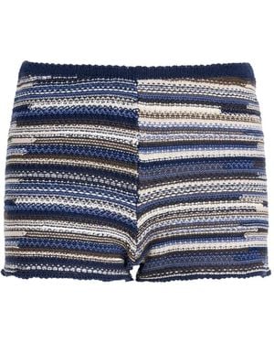 Proenza Schouler Jenna Knit Shorts - Blue