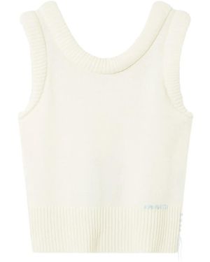 Axel Arigato Marla Ribbed Vest - White