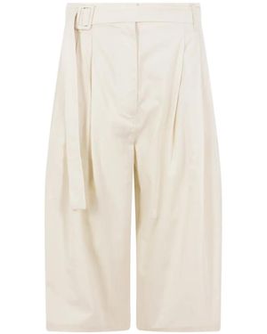 Co. Pantalones Rtos N Cinturón - Blanco