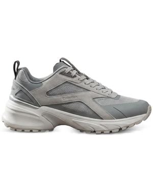 Calvin Klein Paneled Mesh Sneakers - Gray