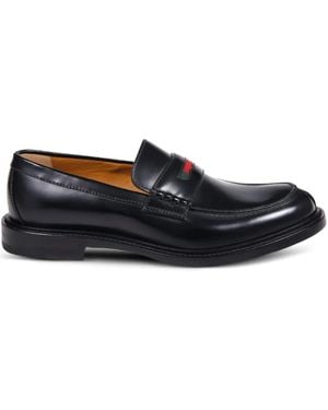 Gucci Penny-strap Loafers - Black