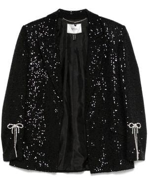 Nissa Sequined Blazer - Black