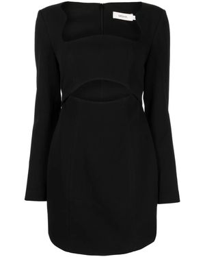 Misha Abito Hazel Corto Con Cut-Out - Nero