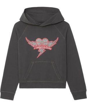 Zadig & Voltaire Georgy Hooded Jumper - Grey